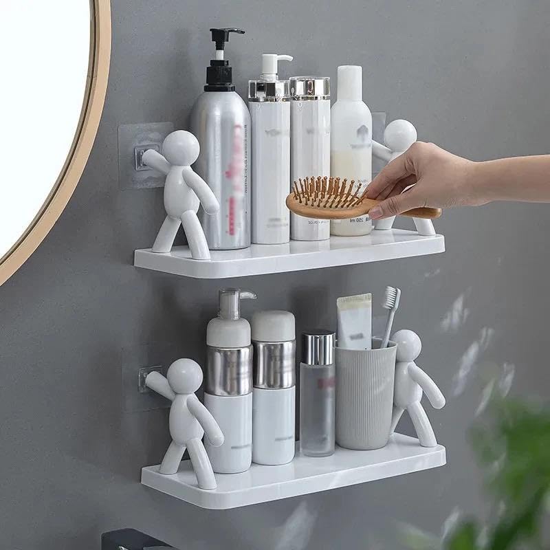 SELLUTA ENTERPRISE Wall Mounted Plastic Bathroom Shelf for Wall/Wall Shelf/Wall Mounted Shelf/Self Adhesive Shelf with 2 Self Adhesive Stickers (B0DCZPWPQH) Amazon Price History, Amazon Price Tracker