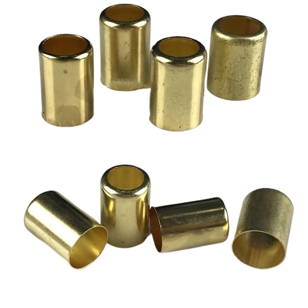 50 Uds. Manguitos de engarce de latón manguera de pulverización tubo de goma virola tubo de cobre conector de escape 11,5 MM -16MM conector de tubería(15.5mm)