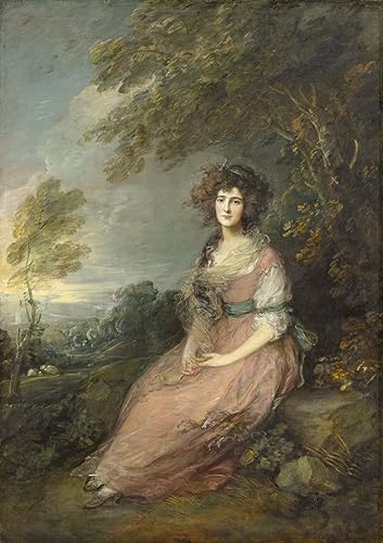Tableau Mme Richard Brinsley Sheridan par Gainsborough 60x90cm