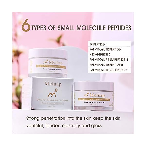 Meluap-Anti-Aging-Cream-Multi-Peptide-Repair-Face-Cream-Vitamin-E-Hyaluronic-Acid-Repair-Cream-Cream-for-women-17-Ounce-50ml Meluap Anti-Aging Cream, Multi-Peptide Repair Face Cream, Vitamin E Hyaluronic Acid Repair Cream, Cream for women, 1.7 Ounce 50ml