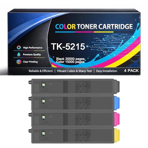 Cartouche de toner TK-5215 compatible Kyocera TASKalfa 406ci pack de 4