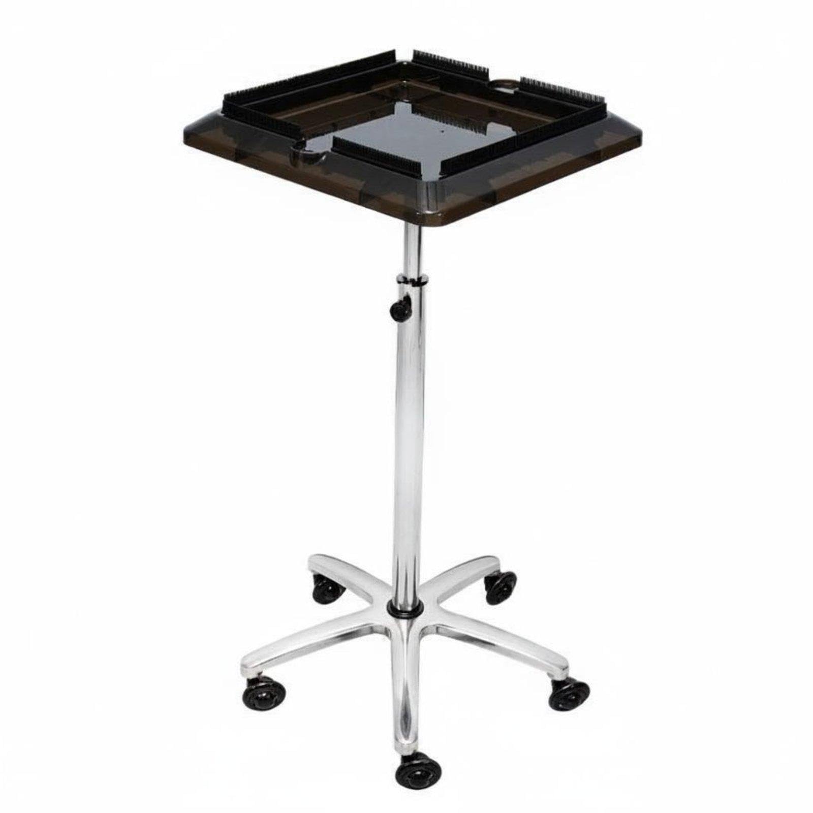 Hairpiece Trolley Cart Smooth Moving Wheels Rolling Hairpiece Holder Stand Anti-Winding Casters Adjustable Salon Tray Stand for Barbers, Barbershop-image-24