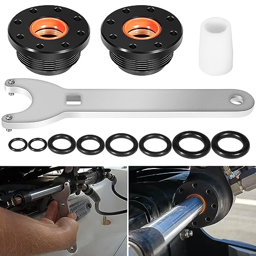 HC5345 Seal Kit For SeaStar Hydraulic Steering Cylinder Seal Kit with Pin Wrench HS5157 compatible with HC5340 HC5341 HC5342 HC5343 HC5344 HC5345 HC6750 HC6751