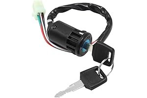 4 Wires Ignition Switch Key with Cap for 50cc 70cc 90cc 110cc...