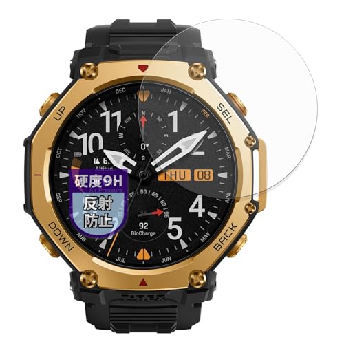 MotoMoto tB Amazfit T-Rex 3 Pro 48mm (2Zbg) p 9H (KX ̍dx) یtB ˒ጸ {