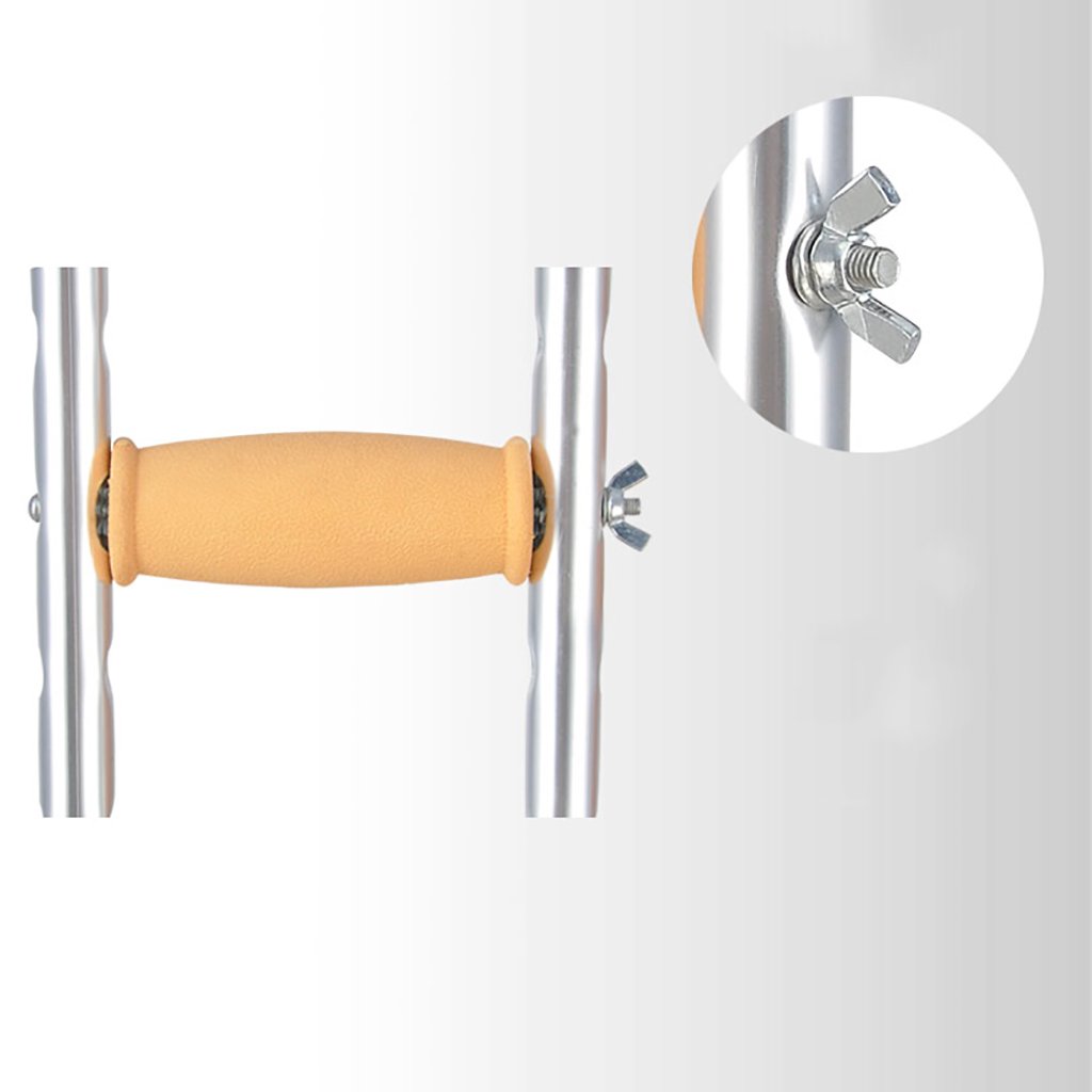 Kule dla dorosłych Pod pachami dla niepełnosprawnych Kule/laski dla osób niepełnosprawnych z swobodnie zwijanymi sprężynami Regulowany zakres 106-154 cm Idealne do podróży lub pracy (podwójne) Lucky