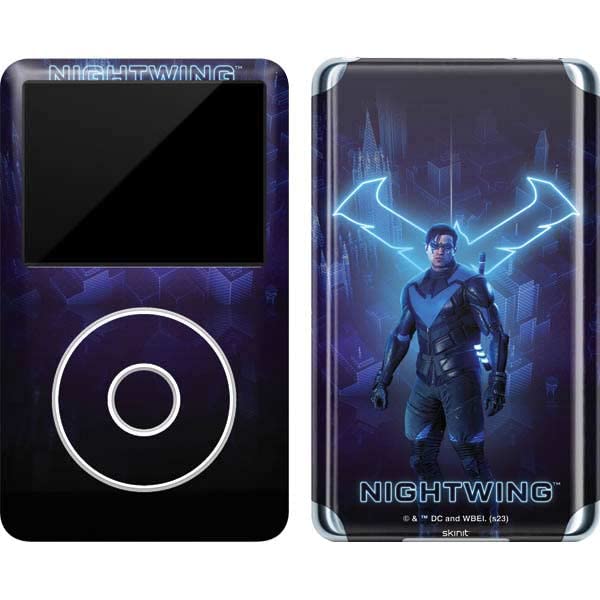 Skinit Decal MP3 Player Skin Compatible with iPod Classic (6th Gen) 80GB - Officially Licensed Warner Bros Nightwing Design