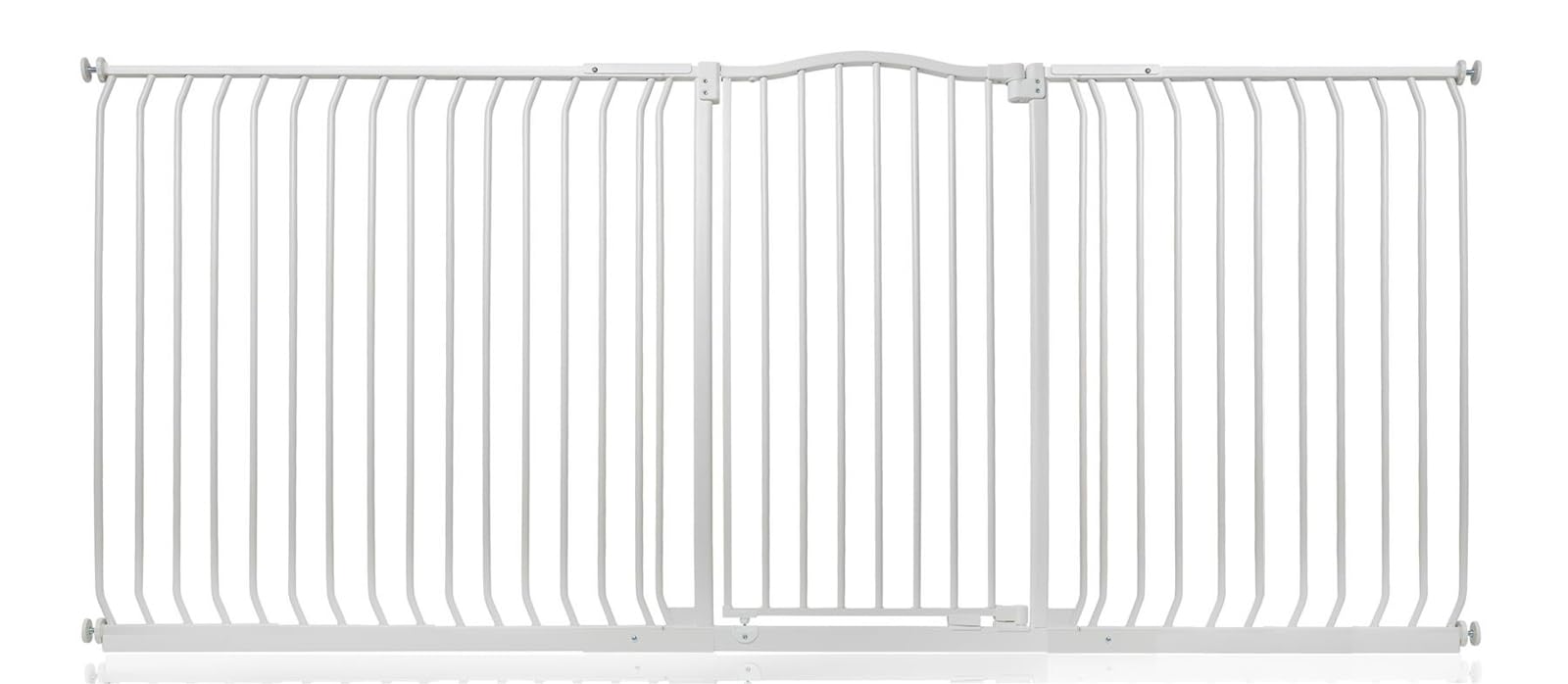 Safetots Extra Tall Curved Top Safety Gate, 116cm - 125cm, Matt Black, Extra Tall 100cm in Height, Pressure Fit Stair Gate, Baby Gate for Doors Hallways and Spaces, Safety Barrier, Easy Installation — view 27
