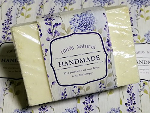 ZZYBIA Wrap Paper Tape for Homemade Soap Bar Handmade Products 20pcs (Vertical 1 - Blue Bell)