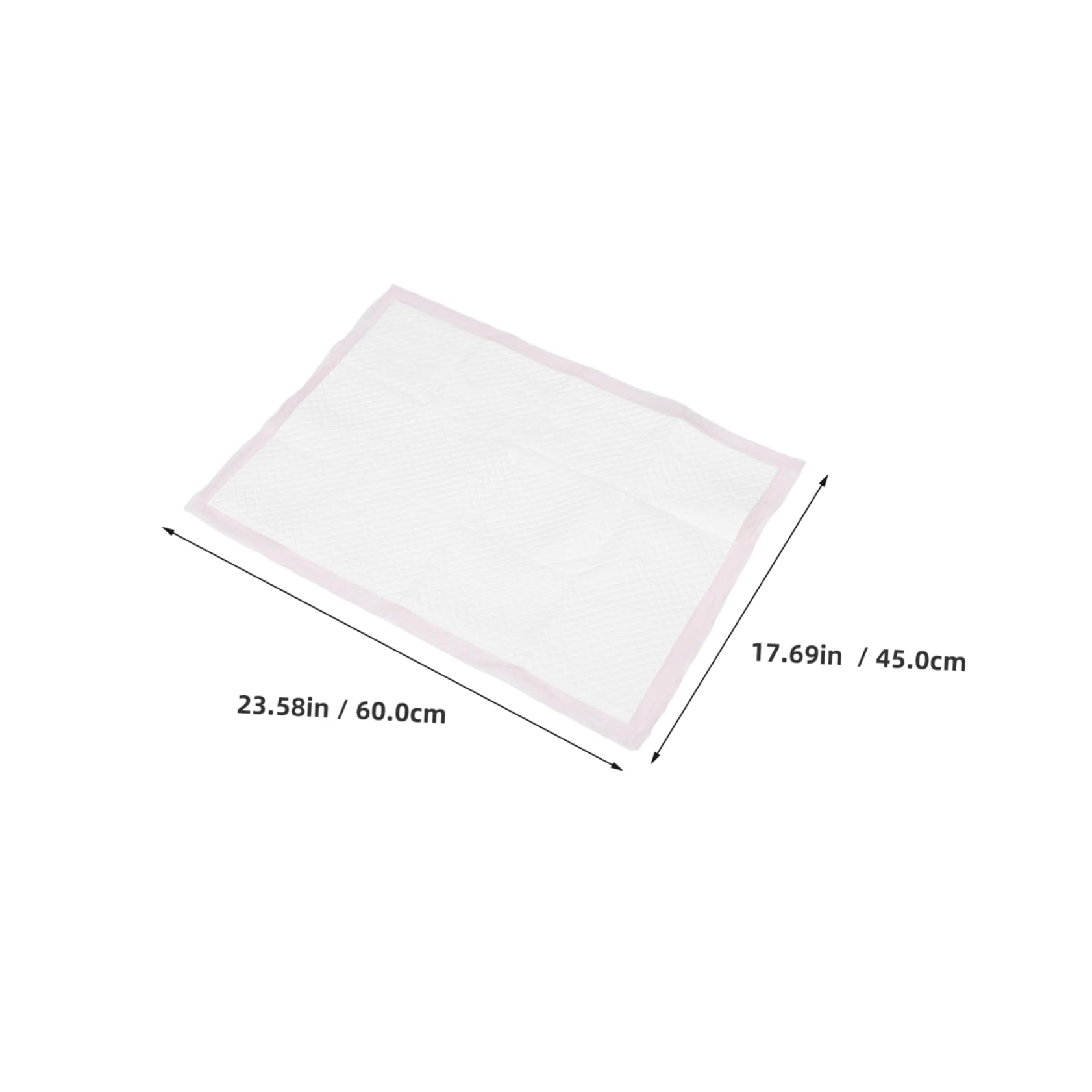 Toddmomy Alèse pour Chien Jetable Super Absorbante 50pcs Épaissie | 45 X 60cm, Rose, pour Lapins et Chiens, Usage en Période D'apprentissage Voyage