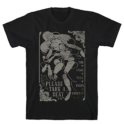 LookHUMAN Death Parade Doll Large Black Men's Cotton Tee LookHUMAN Death Parade Doll Large Black Men's Cotton Tee