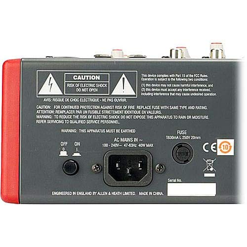 Allen & Heath ZED-12FX – 12-Channel Recording Mixer with USB Connection and Effects + (8) XLR Cables 15FT and (2) Wired Microphones