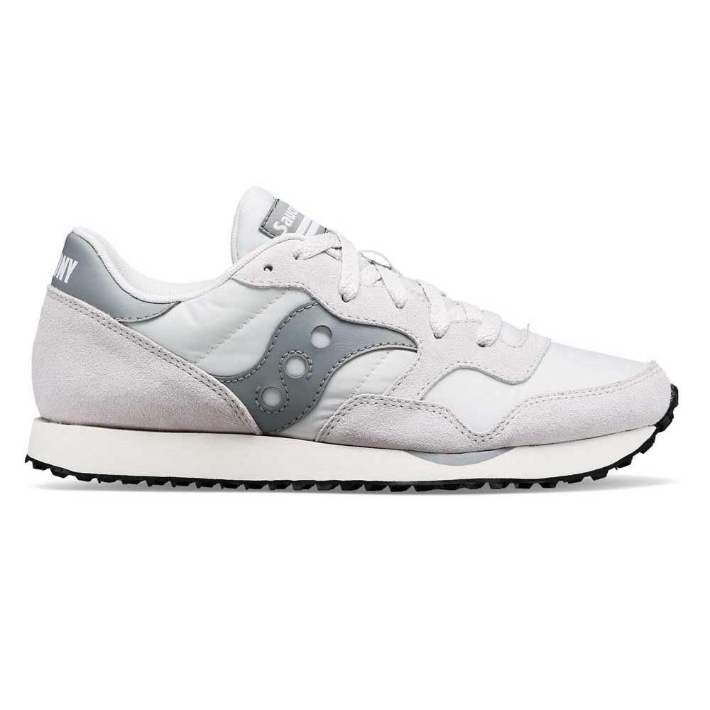 Saucony Women's DXN Trainer Shoe, Grey/Dark Grey, 3.5
