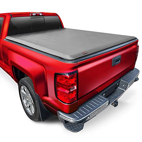 MaxMate Soft Roll Up Truck Bed Tonneau Cover Compatible with 1988-2006 Chevy Silverado/GMC Sierra 1500 2500 HD 3500 HD | 2007 Classic ONLY | Fleetside 6'6" Bed (78") | TCC169009