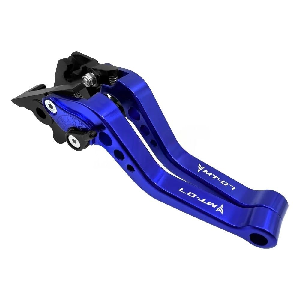 Pvxecag Blue-Mt07 Folding Clutch Lever For Mt07 2022 Mt09 2020 Motorcycle Clutch Brake Lever For Fz-07 Mt-09 Sr Mt-07