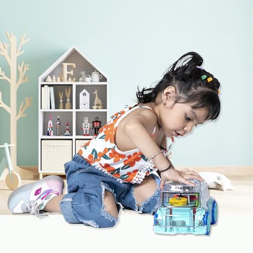 Image of Toybharat Gear Bus |Multicolour |Friction Power Toys| Birthday Gift