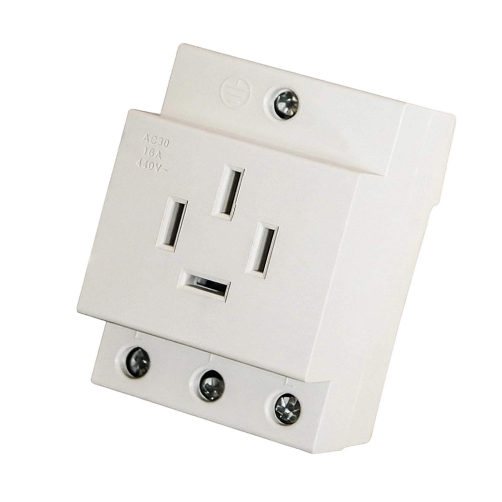 Alloneslife C Din Rails Socket Multihole Rails Mounted Power Outlet For Home Automation And Equipment Power Distribution 3/4 / 5Hole Industrial Outlet