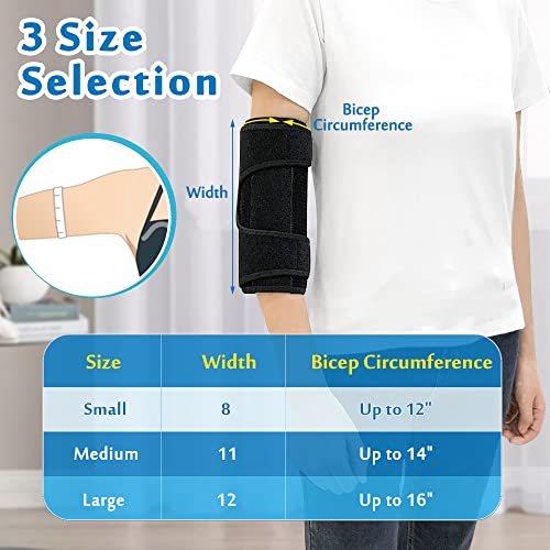 Pediatric Elbow Brace Child Straight Arm Splint Kids Elbow Immobilizer Extension Brace Cubital Tunnel For Sleeping Ulnar Nerve Entrapment Thumb Sucking Stop For Kids Child Restraint Strap (Small) #TOP4
