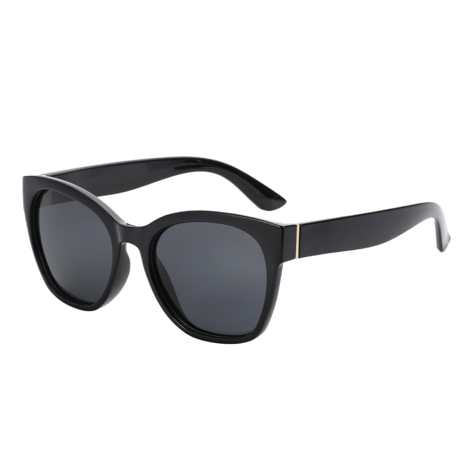 Modische Sonnenbrille mit dickem Rahmen for Damen, klobige Cat-Eye-Sonnenbrille