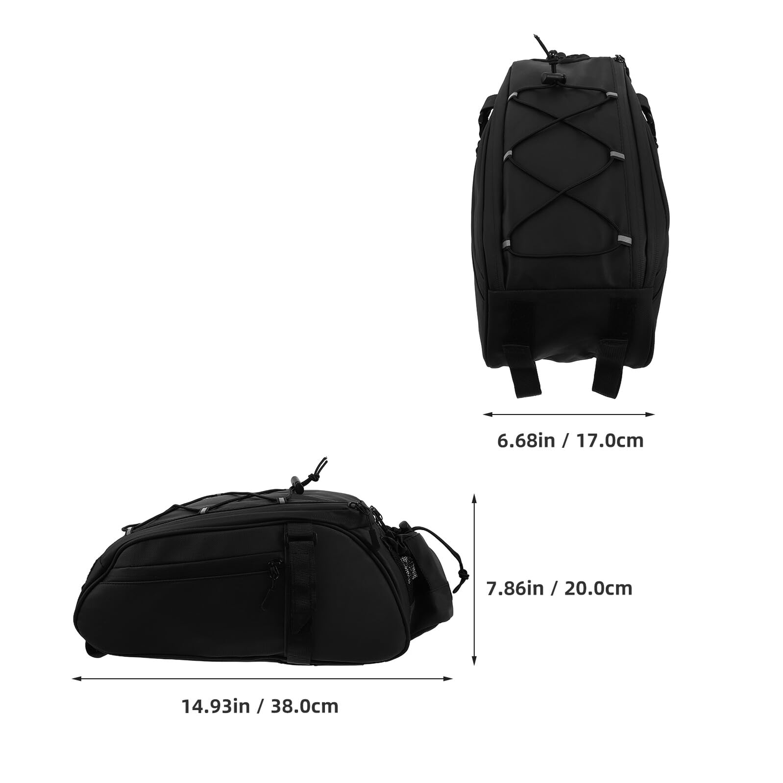 Borsa Posteriore per Bici Grande capacità Borsa Laterale per Portapacchi Posteriore e Ciclismo Resistente alla Pioggia per Viaggi e Pendolarismo