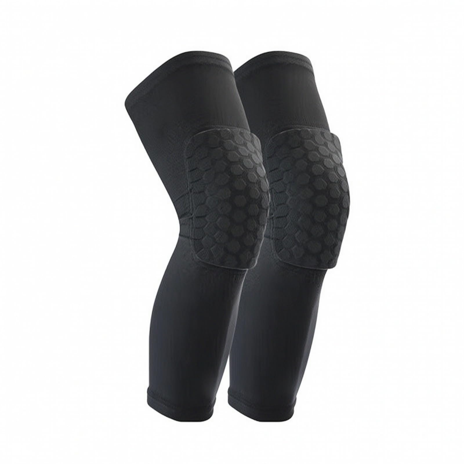 Genouillère Confortable, Noir — Deux Pièces, Size to 4