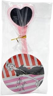 Lote de 15 Elegantes Sets de 2 Espejos+Peine Cejas Color Rosa. Belleza y Salud. Recuerdos y Complementos. Regalos Originales.Detalles de Bodas, Comuniones, Bautizos, Cumpleaños. CC.