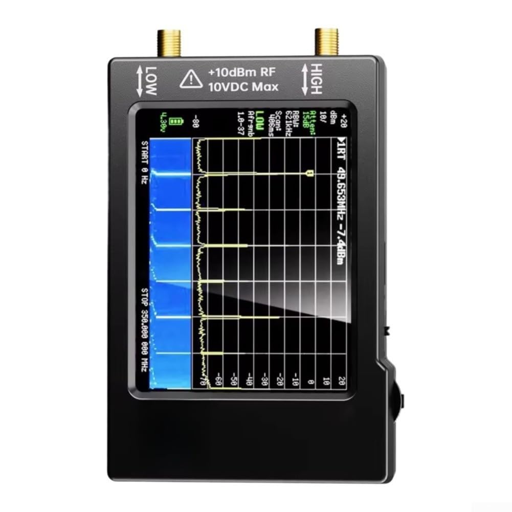 Analizador de para espectro Portátil 0.1-350MHz con para esd