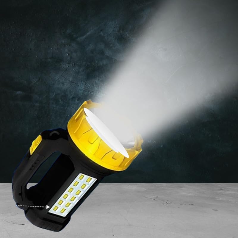 Image of DRUMSTONE 𝟏𝟓 𝐘𝐄𝐀𝐑𝐒 𝐖𝐀𝐑𝐑𝐀𝐍𝐓𝐘 50W Laser with 12 SMD Bulbs, Rechargeable for Sustainable Use, and Sliding Plug for Convenient Charging
