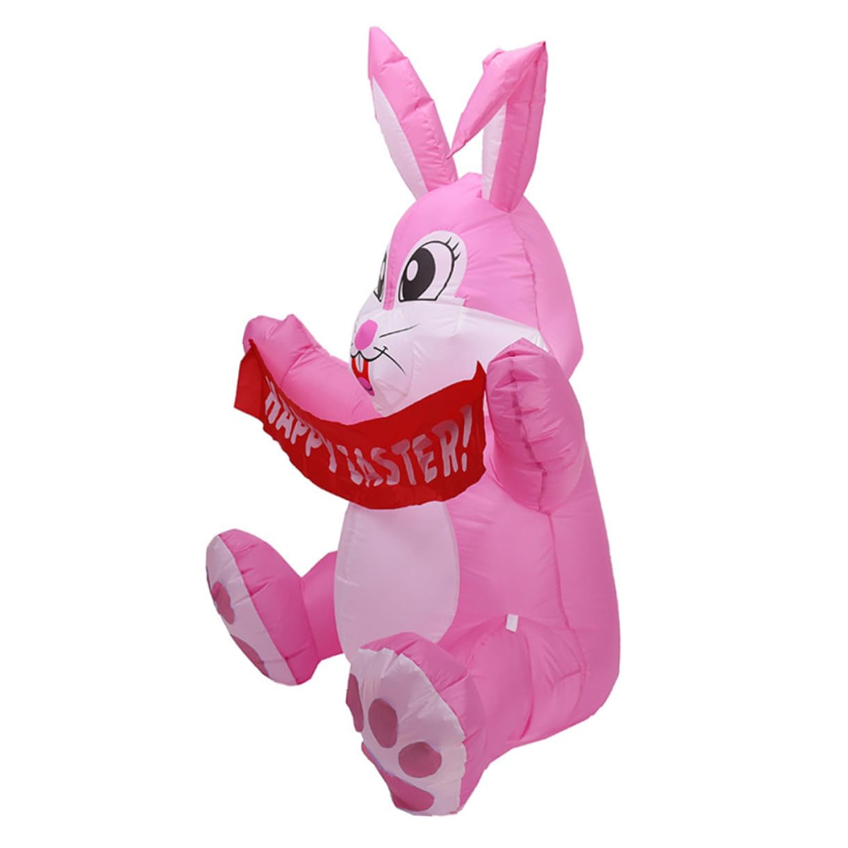 Modèle de lapin de Pâques gonflable géant aux finitions soignées