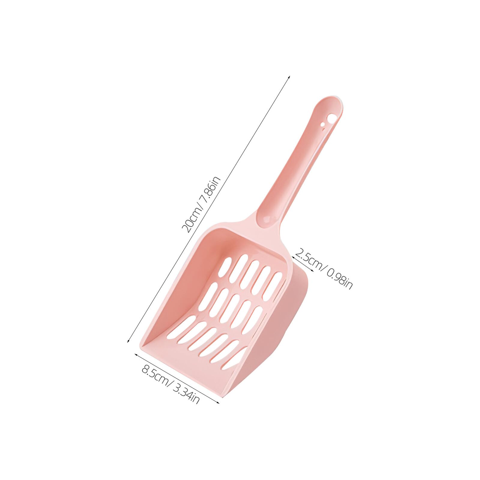 Set da 24 Palette per Lettiera per Gatti in Plastica Paletta Setaccio Fori Piccoli Pala Profonda Leggera per Pulizia Facile e Compatibile Tutte Le Lettiere per Gattini e Gatti