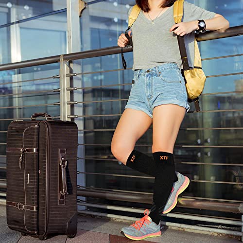 Extreme Fit Compression Socks Knee High - Made for Running, Athletics and Pregnancy - 6 Pair4