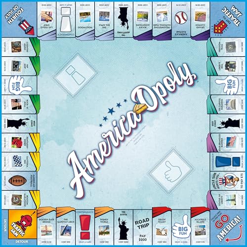 Juego de mesa Late for the Sky America-Opoly miniatura 5