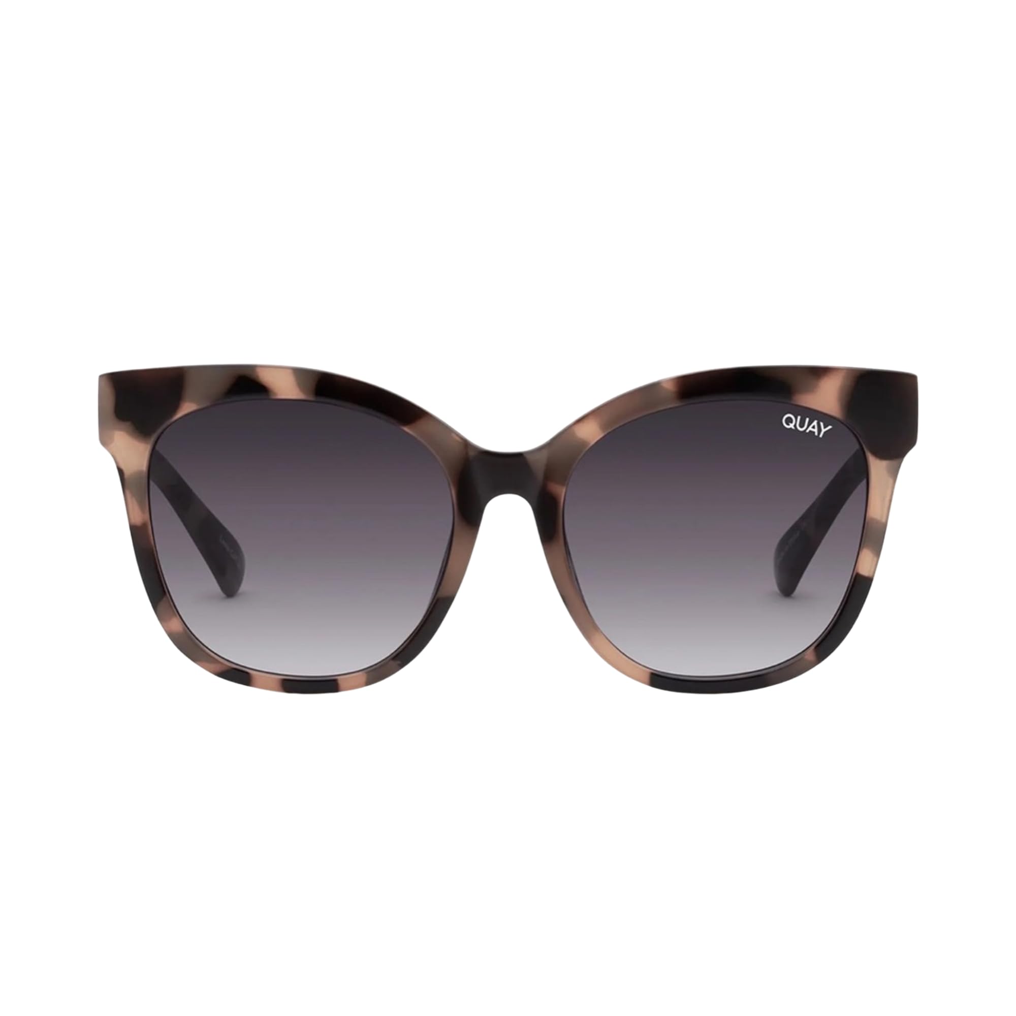 QUAY ITS MY WAY Cateye Sunglasses for Women + BUNDLE with ACCESSORY EYEWEAR KIT