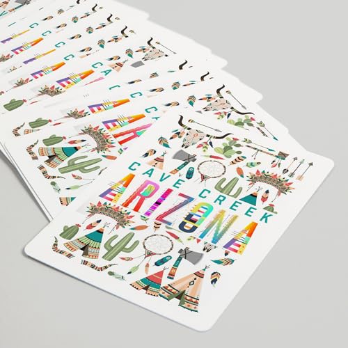 Baraja de Poker Lantern Press Cave Creek Tribal 52 cartas miniatura 5