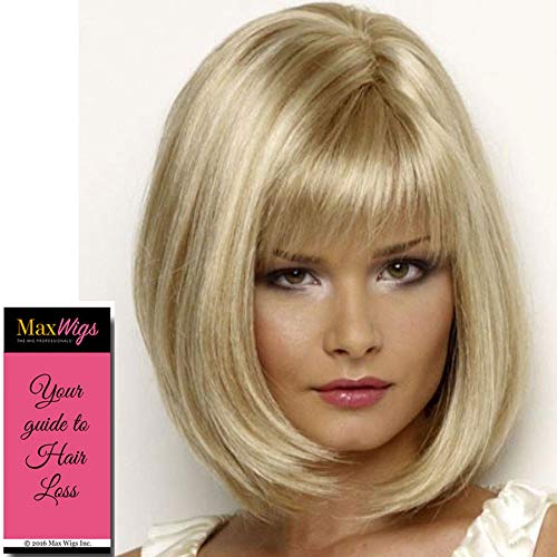 Style Name Paige Petite Cap Color Cinnamon Raisin - 11" Length Classic Bob Pageboy Cut Synthetic Left Monofilament Part Peinado De Paje Bundle W Hairloss Booklet