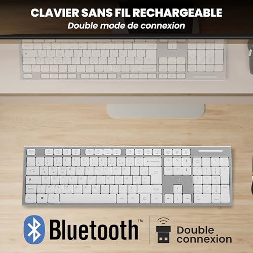 T'nB Clavier sans fil Bluetooth rechargeable Classy+ Neuf - vue 6