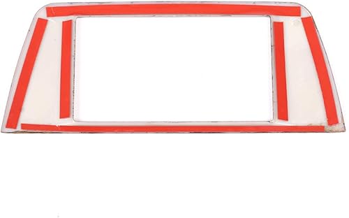 Miniatura 7 de YIWANG ABS cromado central panel de navegación marco cubierta de marco pegatina para BMW X1 F48 2016-2020 accesorios de coche (grano de madera de