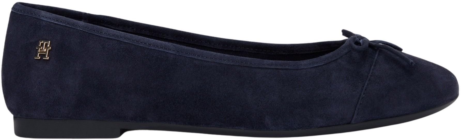 Tommy Hilfiger Damen Hilfiger Suede Ballerina Fw0fw09357Ballerinas