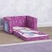 Delta Children Cozee 2-in-1 Kids Couch and Kids Sofa - Baby Sofa with Foam Construction, Stain Resistant and Machine Washable Cover, Side Pocket, Unicorn Theme, 23.5