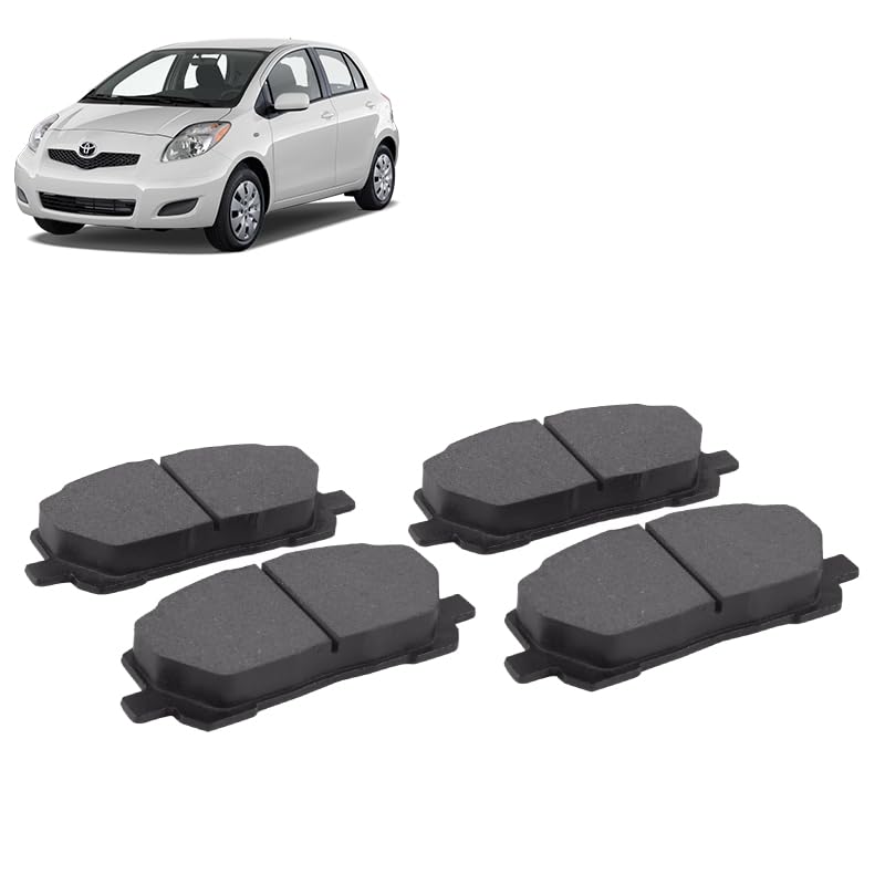 Kit pastiglie freno anteriori 62mm compatibile con Toyota Yaris I 2005+