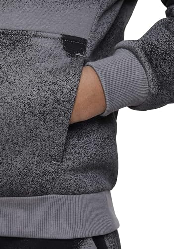 Nike Big Kids Boys/Girls Sportswear Club Fleece Pullover Hoodie (Black/Iron Grey/White) Size XS4