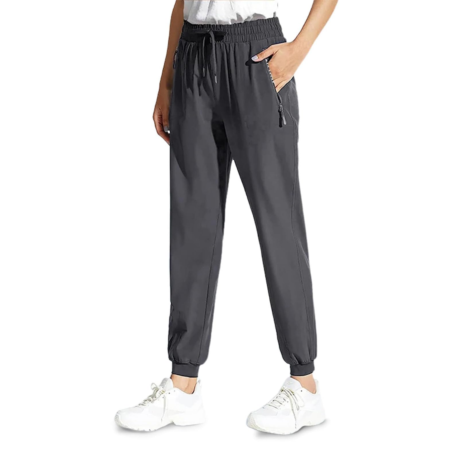 Stretch Active Pants for Women Over 50 - Womens Ultra Stretch Ice Silk Comfort Casual Pants