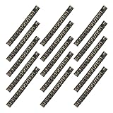 Amosfun Etiquetas de Precios Ajustables de Plástico para Mostrador 15 Cubos para Exhibición de Precios Números Tridimensionales para Joyería y Comercio Minorista