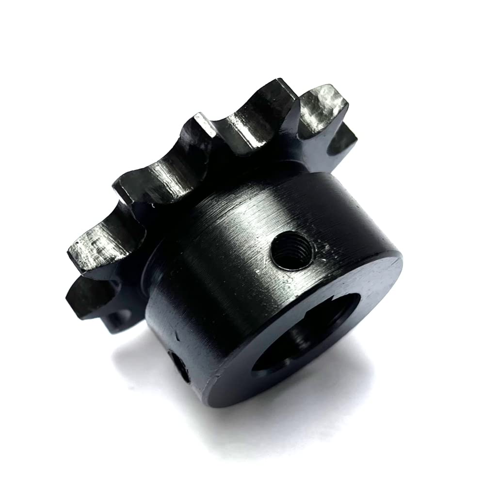 Pignone per catena a rulli #40, tipo B, foro da 3/4", antiruggine, temprato, 12 denti