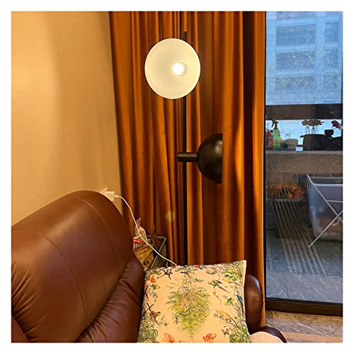 Lámpara de pie retro negra para sala de estar y dormitorio vertical simple 8