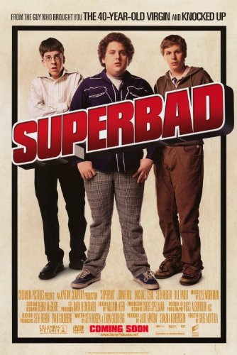 Amazon.co.jp: Superbad 27 x 40映画ポスター – スタイルB Unframed