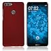 Produktbild PhoneNatic Case kompatibel mit Huawei P Smart - Hülle rot gummiert Hard-case Cover