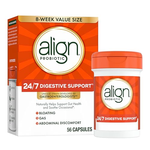 Align Probiotic, 24/7 Digestive Support*§, Probiotics for Women and Men, Probiotics for Digestive...