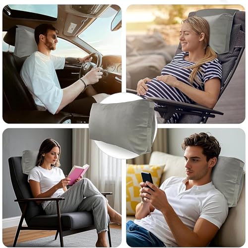 Oreiller antidérapant pour recliner en velours de qualité supérieure - 8