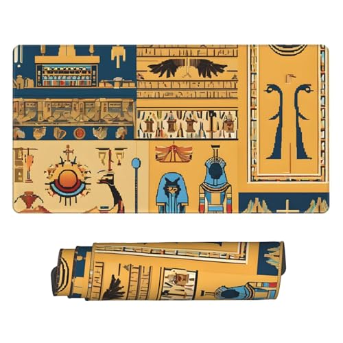 Tapis de souris de jeu extra large 75x40 cm série Ancient Egypt Tribe pour pc